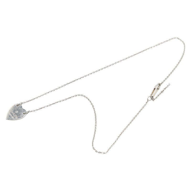 Gucci Heart Plate SV925 Necklace