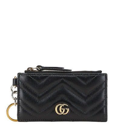 Gucci GG Marmont Leather Card Case Coin Case