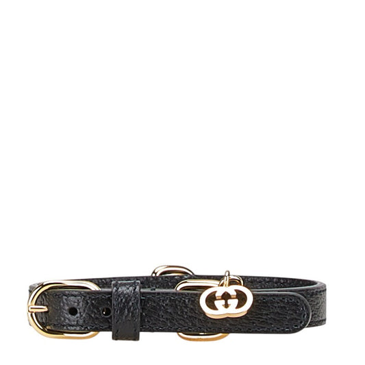 Gucci Interlocking G Extra Small Leather Pet Accessory