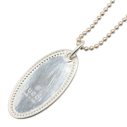 Gucci Oval Plate SV925 Necklace