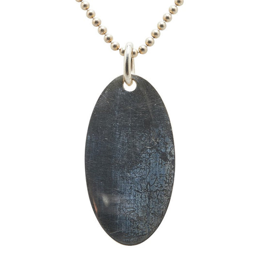 Gucci Oval Plate SV925 Necklace