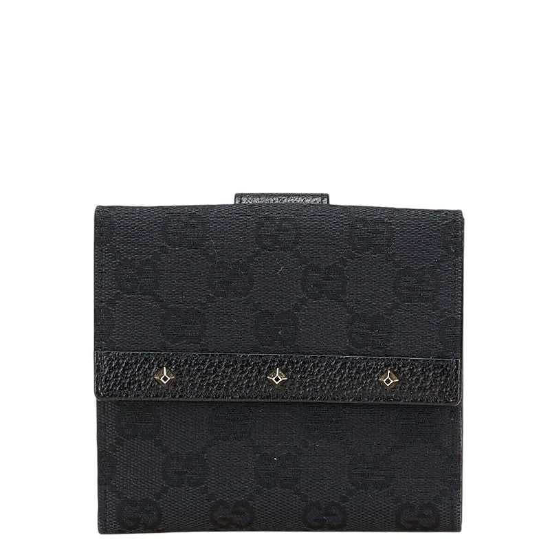 Gucci GG Canvas Leather Wallet