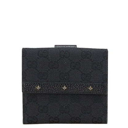Gucci GG Canvas Leather Wallet