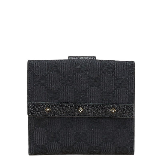 Gucci GG Canvas Leather Wallet