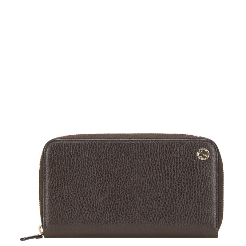 Gucci Interlocking G Leather Long Wallet