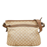 Gucci GG Canvas Canvas Leather Shoulder Bag