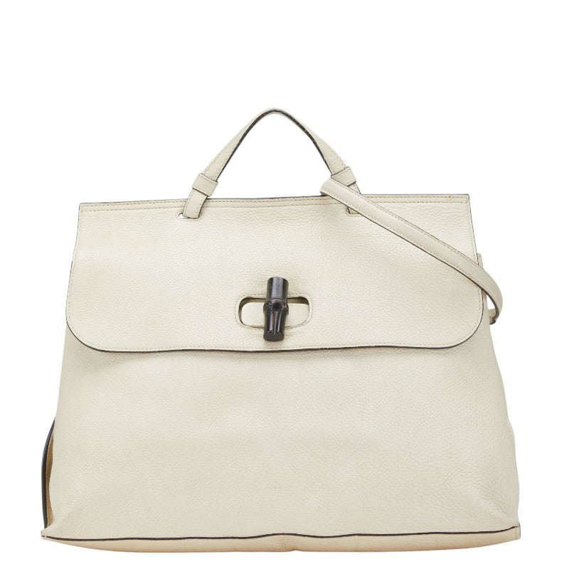 Gucci Daily Bamboo Leather 2way Bag