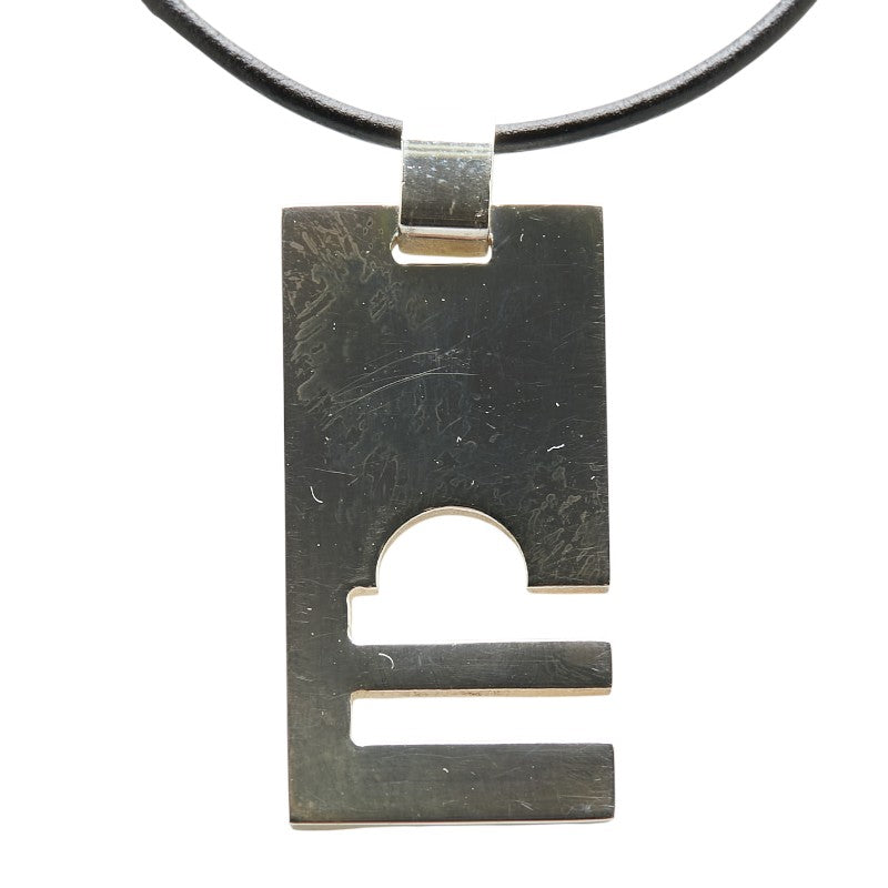 Gucci LIBRA SV925 Leather Necklace