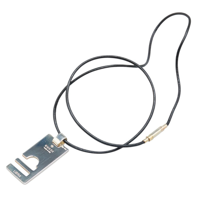 Gucci LIBRA SV925 Leather Necklace