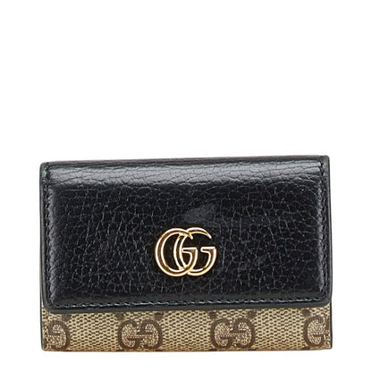 Gucci GG Marmont GG Supreme Leather Key Case