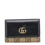 Gucci GG Marmont GG Supreme Leather Key Case