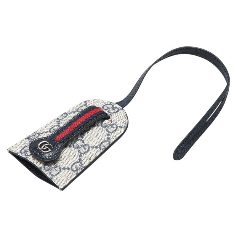 Gucci GG Supreme Web Line PVC Key Case