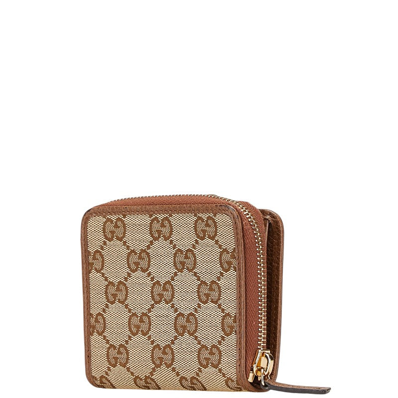 Gucci GG Canvas Leather Wallet