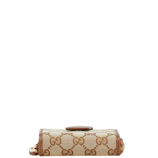 Gucci GG Canvas Leather Wallet