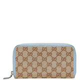 Gucci GG Canvas Leather Long Wallet