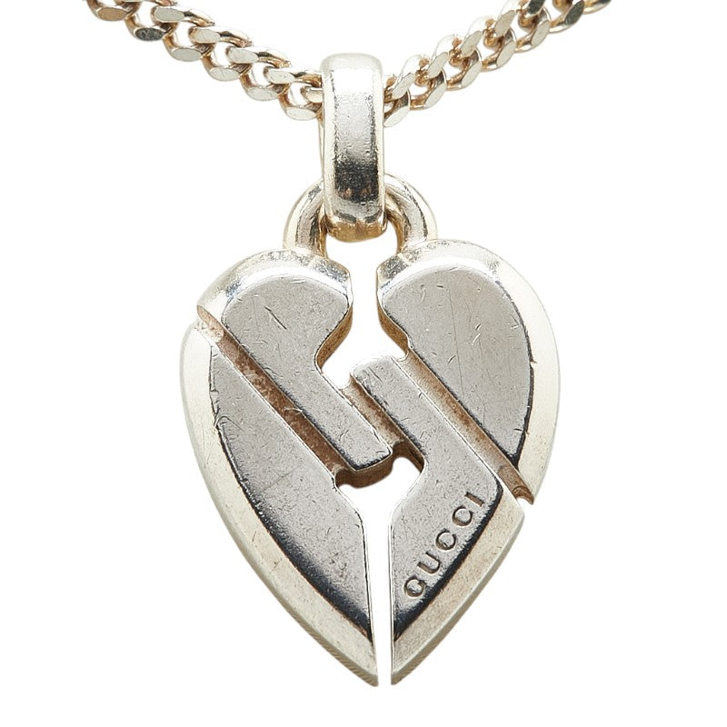 Gucci Knot Heart SV925 Necklace