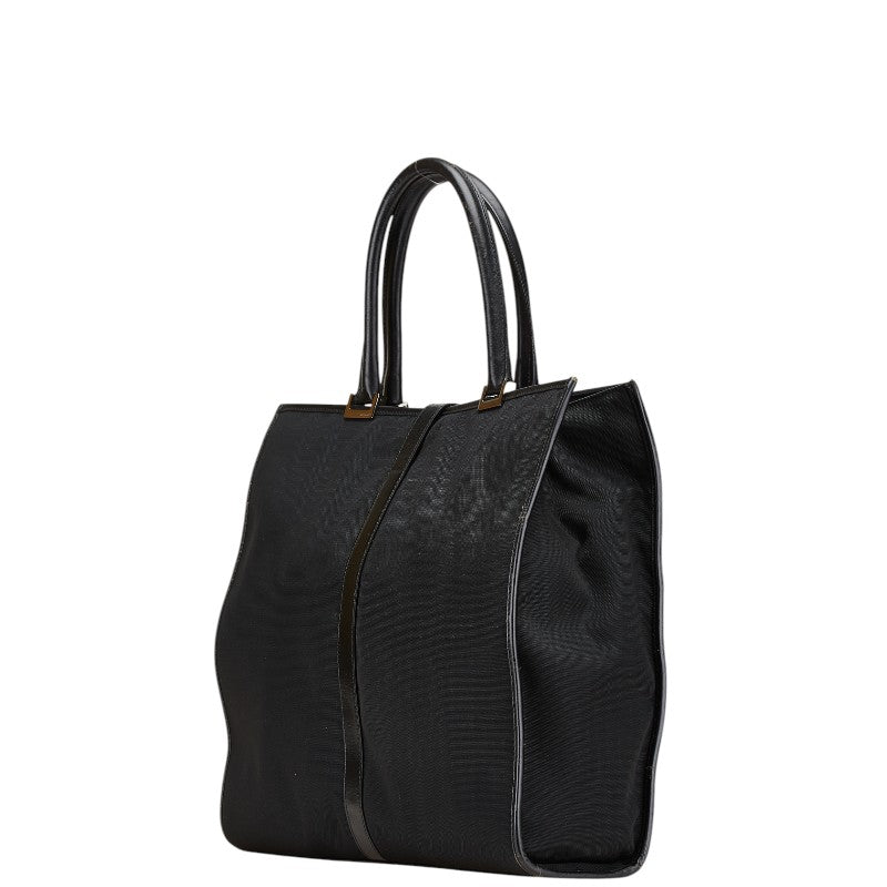 Gucci Jackie Line Canvas Leather Tote Bag