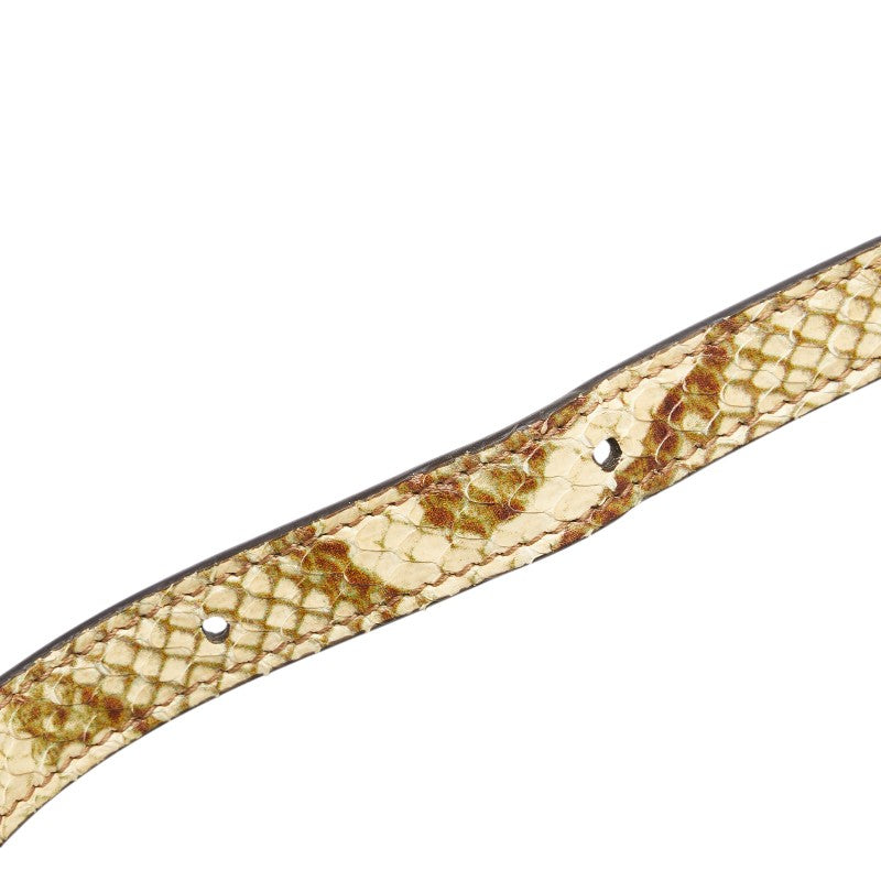 Gucci GG Marmont Raffia Python Shoulder Bag