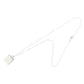 Gucci Square Plate SV925 Necklace