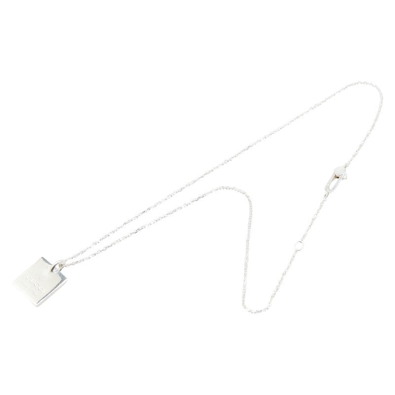 Gucci Square Plate SV925 Necklace