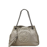 Gucci Soho Interlocking G Leather Shoulder Bag