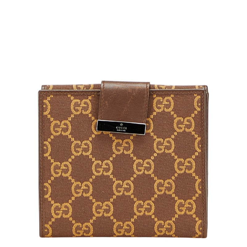 Gucci GG Canvas Leather Wallet