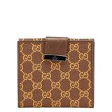 Gucci GG Canvas Leather Wallet