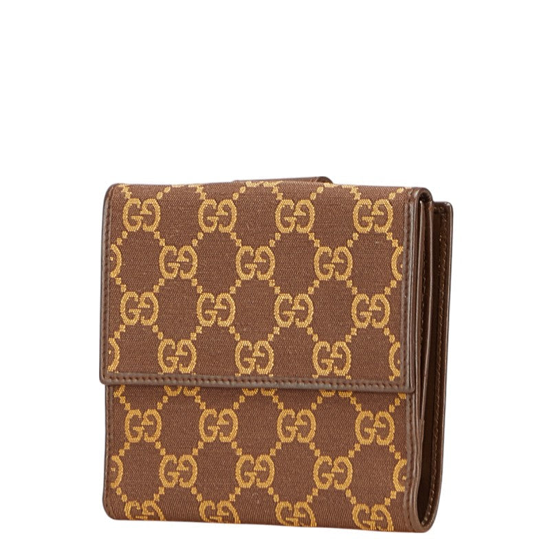 Gucci GG Canvas Leather Wallet