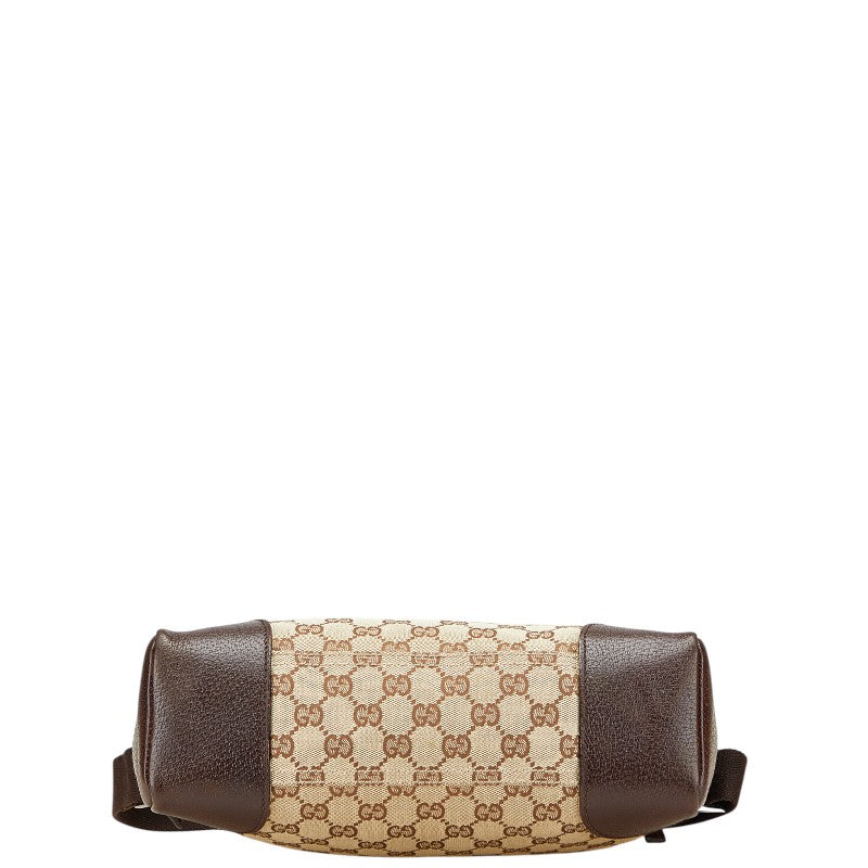 Gucci GG Canvas Canvas Leather Shoulder Bag