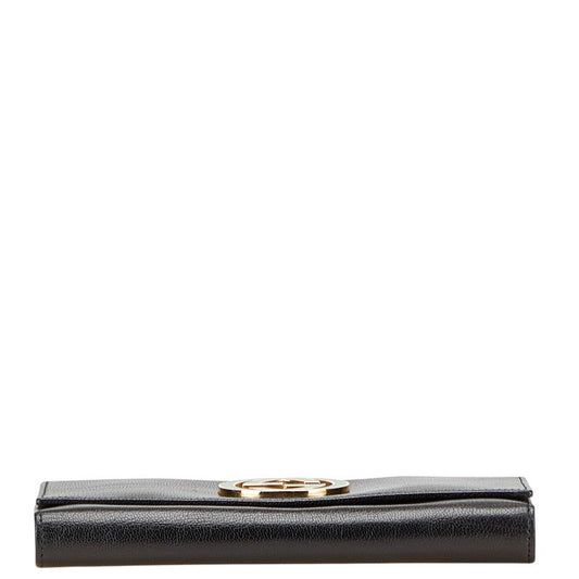 Gucci Interlocking G Leather Long Wallet