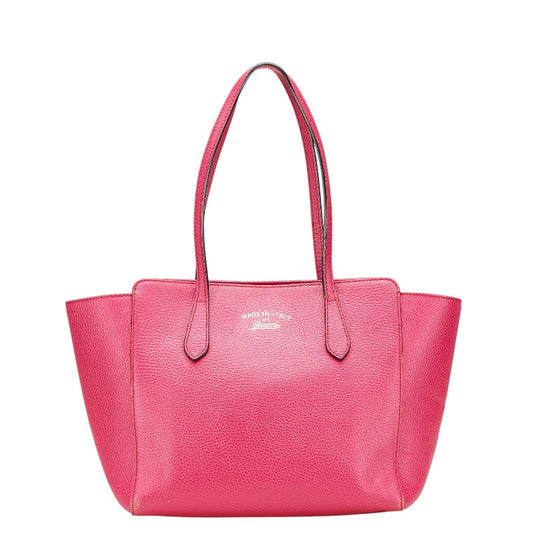 Gucci Swing Leather Tote Bag