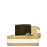Gucci Logo Canvas Leather Belt