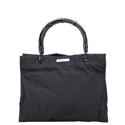 Gucci Bamboo Nylon Handbag