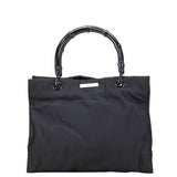 Gucci Bamboo Nylon Handbag