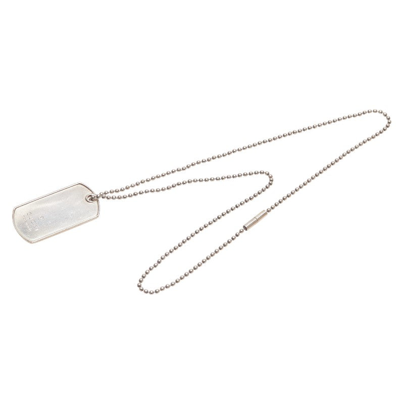 Gucci Dog Tag SV925 Necklace