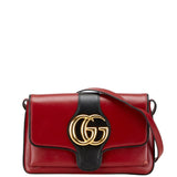 Gucci GG Marmont Arly Leather Shoulder Bag