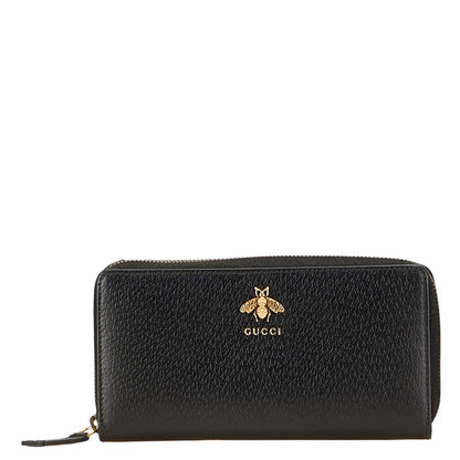 Gucci Animalié bee Leather Long Wallet