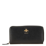 Gucci Animalié bee Leather Long Wallet