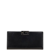 Gucci G logo Leather Long Wallet