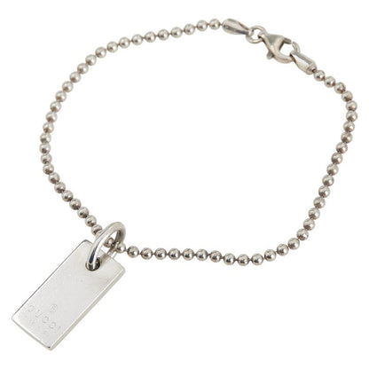 Gucci Logo Tag SV925 Bracelet