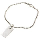 Gucci Logo Tag SV925 Bracelet