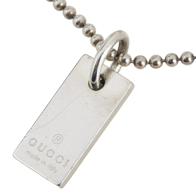 Gucci Logo Tag SV925 Bracelet