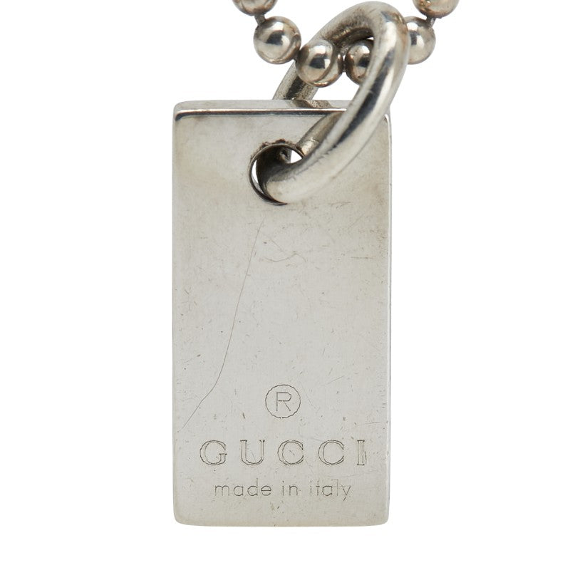 Gucci Logo Tag SV925 Bracelet