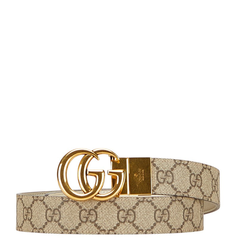 Gucci Interlocking G GG Supreme PVC Leather Belt