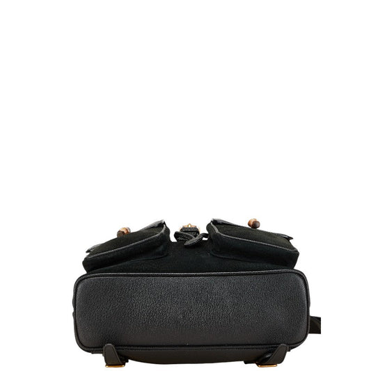 Gucci Bamboo Leather Backpack