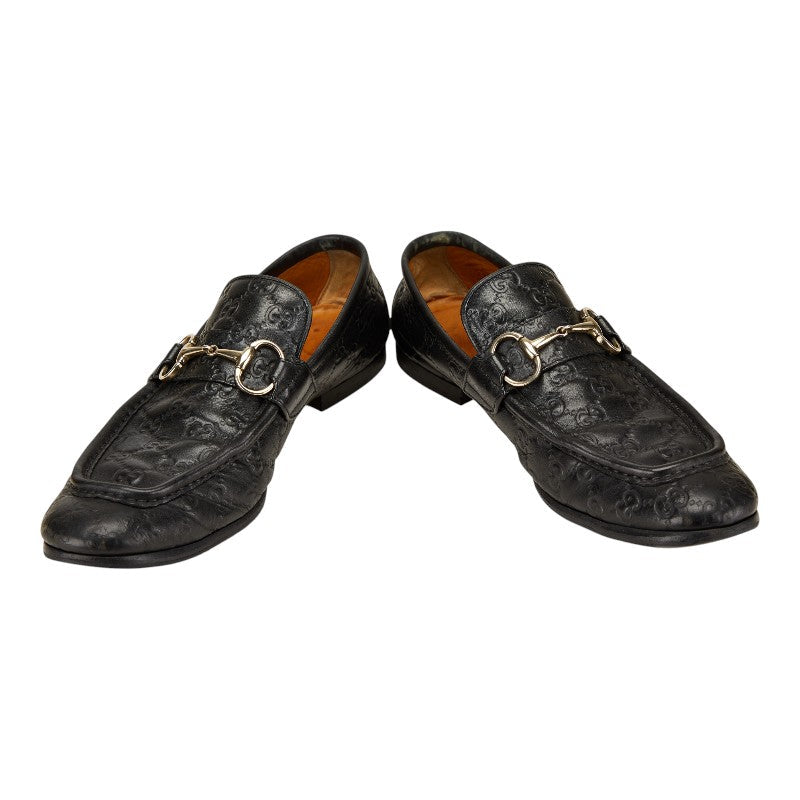 Gucci Guccissima Horsebit Leather Loafer