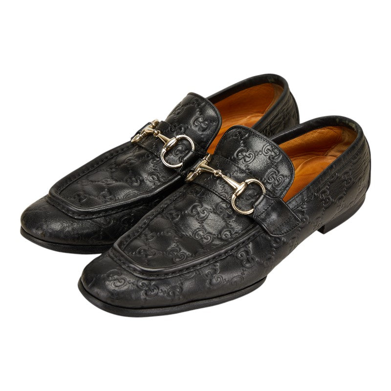 Gucci Guccissima Horsebit Leather Loafer