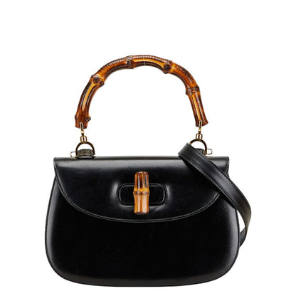 Gucci Bamboo Leather 2way Bag