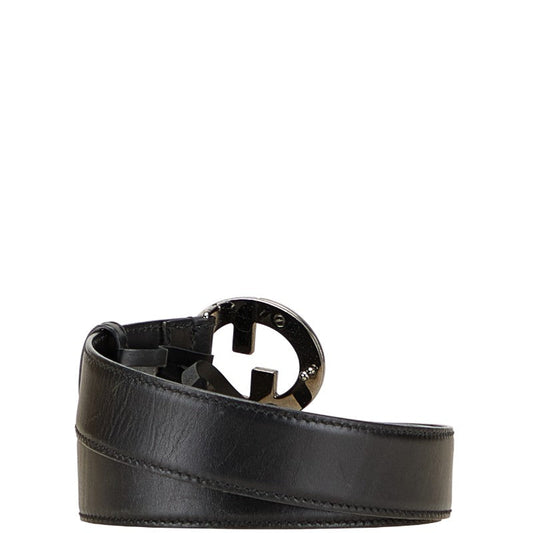 Gucci GG Buckle Leather Belt