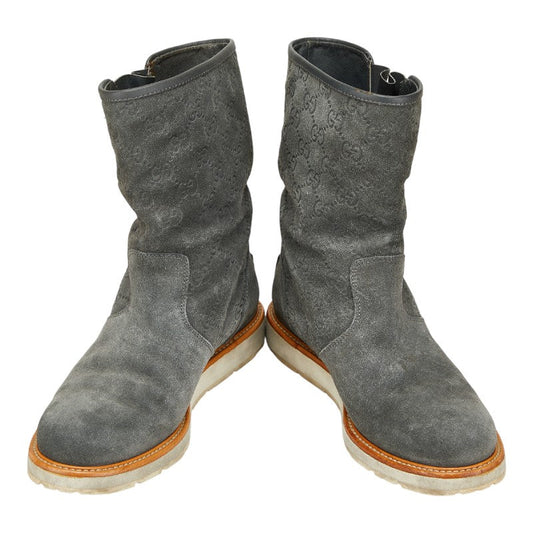 Gucci Guccissima Suede Boots